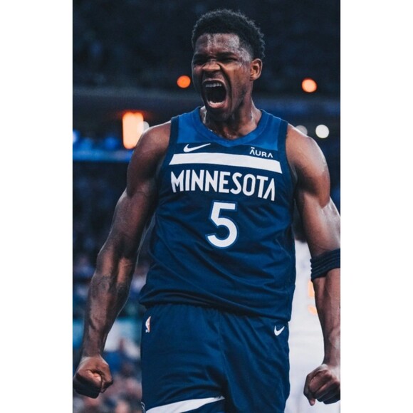 Anthony Edwards (Nike)-(Minnesota)-(Blue)-(Jersey)-(New Condition)-(SizeXL)-$100 - Picture 11 of 11